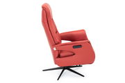 Roter Relaxsessel Welnova 8102 SLIMLINE 2.0, Seitenansicht
