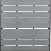 Gartentischplatte aus Holzlatten in grauer Farbe, Draufsicht