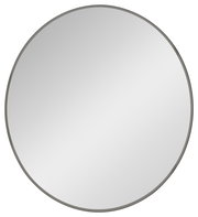 Runder Spiegel mit einem Durchmesser von 70 cm, frontal fotografiert