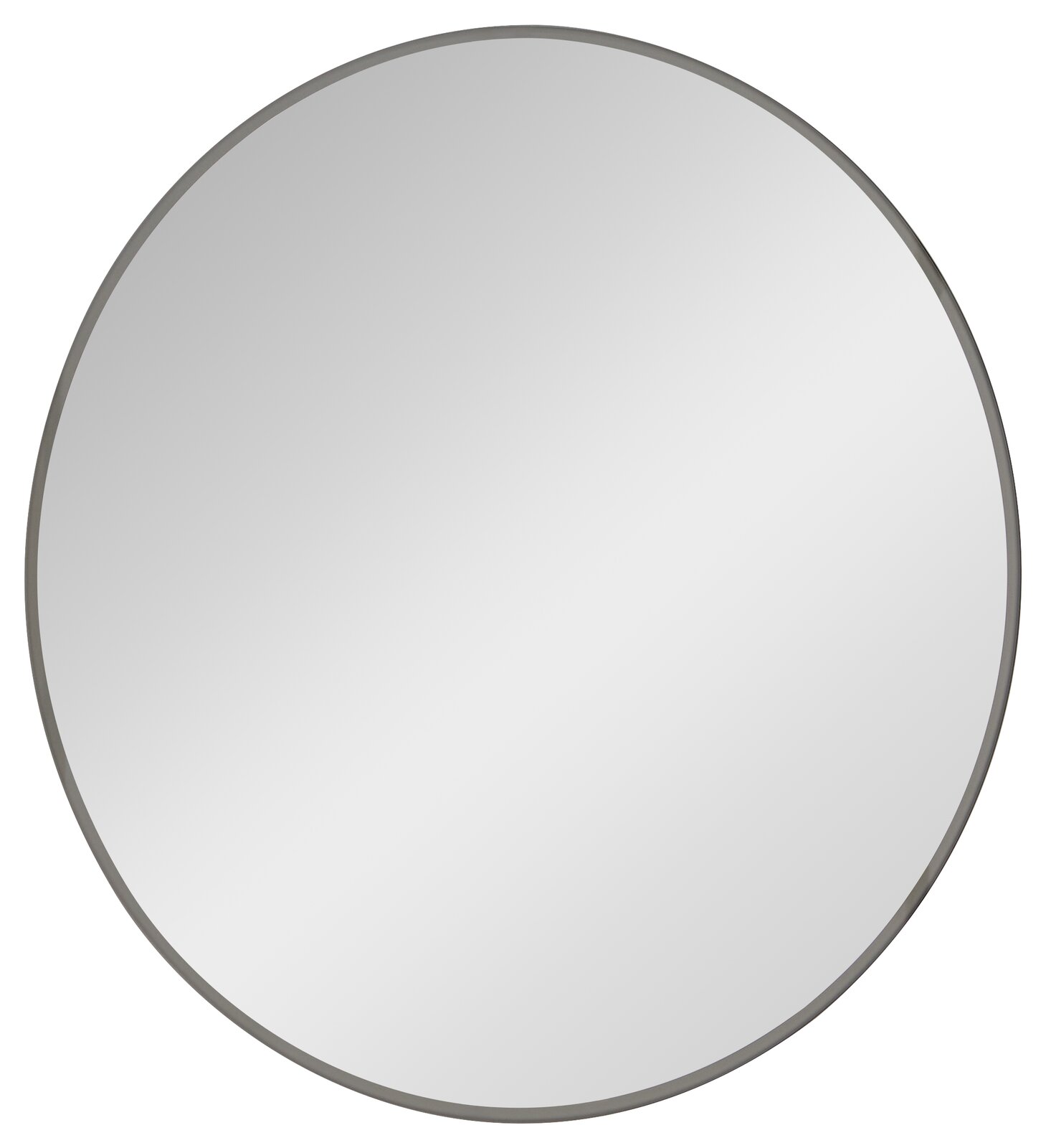 Runder Spiegel mit einem Durchmesser von 70 cm, frontal fotografiert