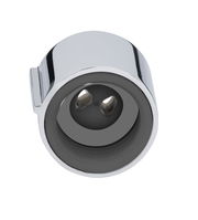 Wasserregler in Chromoptik, frontal betrachtet