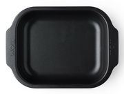 Schwarze Bratreine 23 x 18 x 5 cm aus der Vogelperspektive