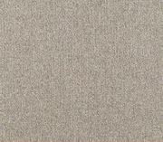 Nahaufnahme eines beigen Stoffmusters in Draufsicht.