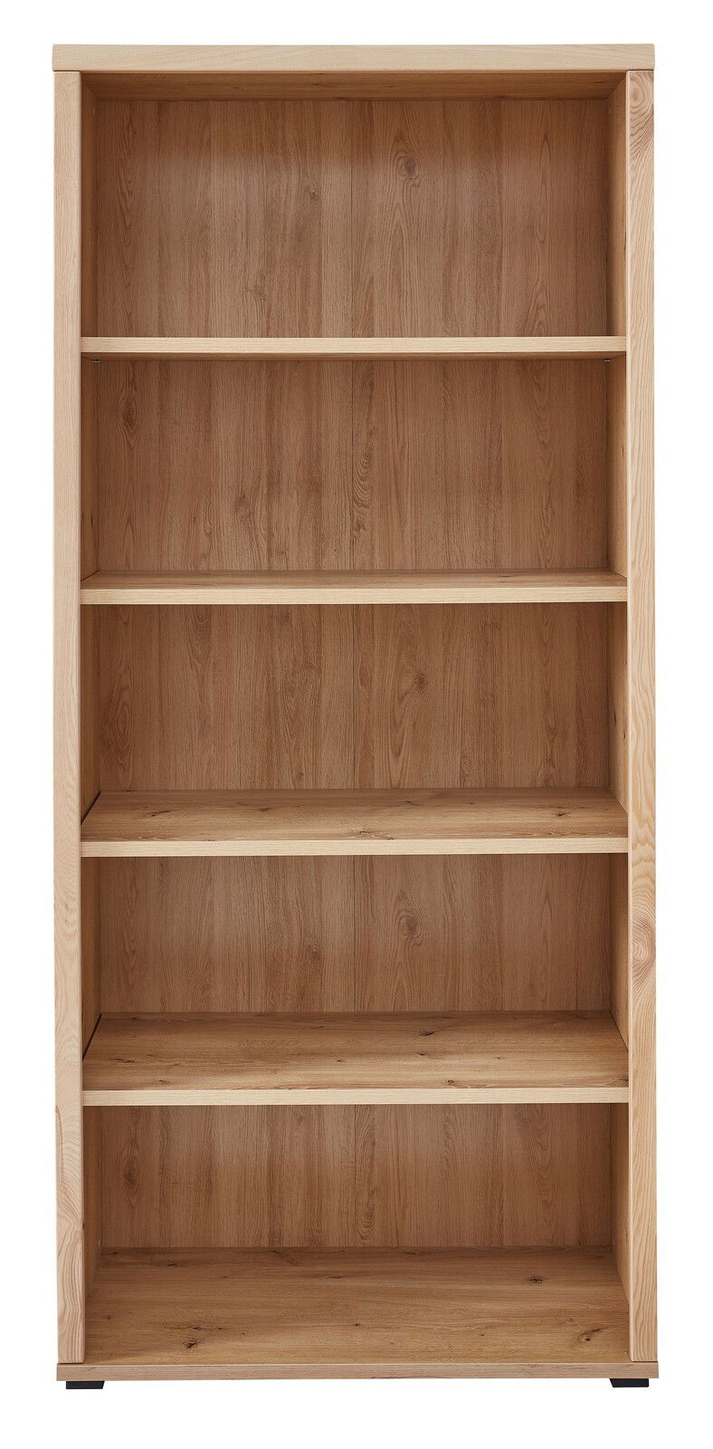 Holz-Aktenregal mit fünf Regalböden, frontale Ansicht