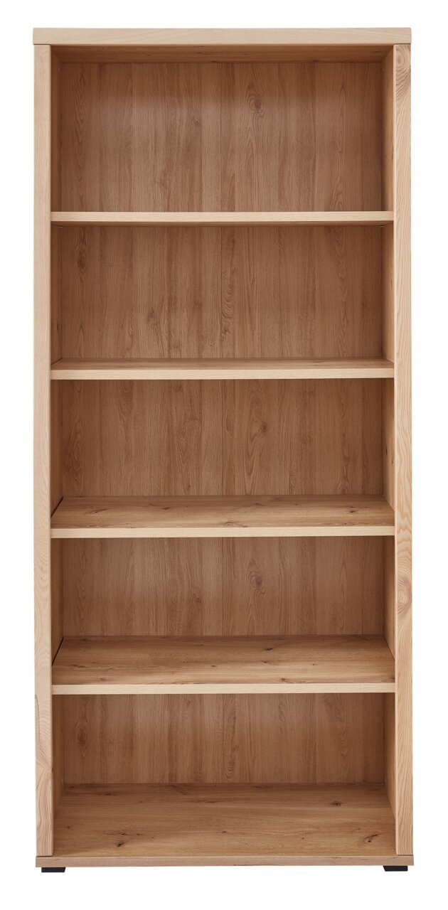 Holz-Aktenregal mit fünf Regalböden, frontale Ansicht