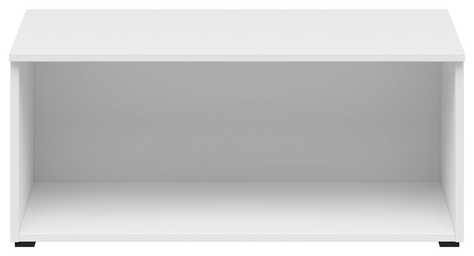 Carryhome Regalaufsatz MULTISTAURAUM Weißer Regalaufsatz in Frontalansicht