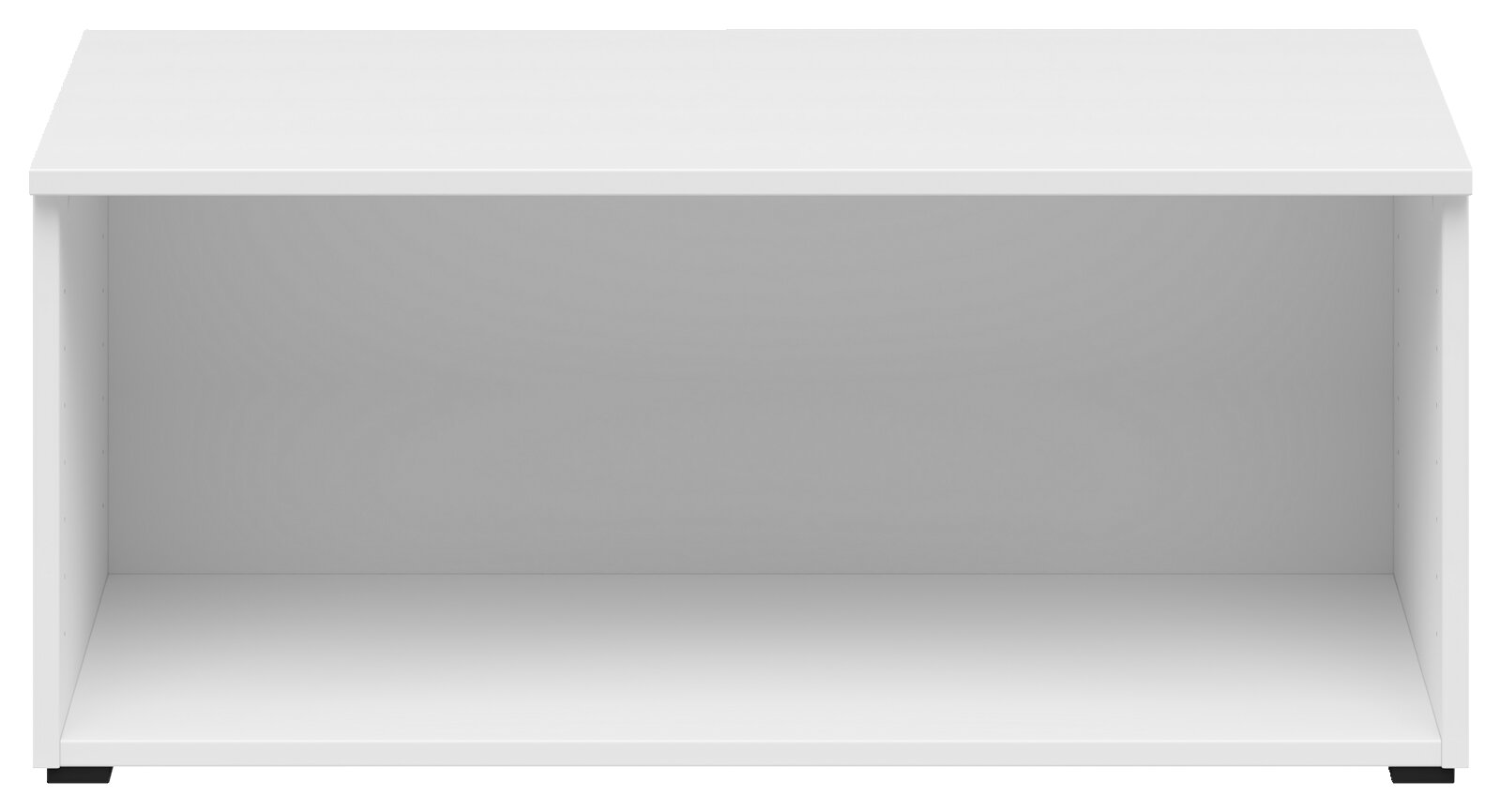 Carryhome Regalaufsatz MULTISTAURAUM Weißer Regalaufsatz in Frontalansicht