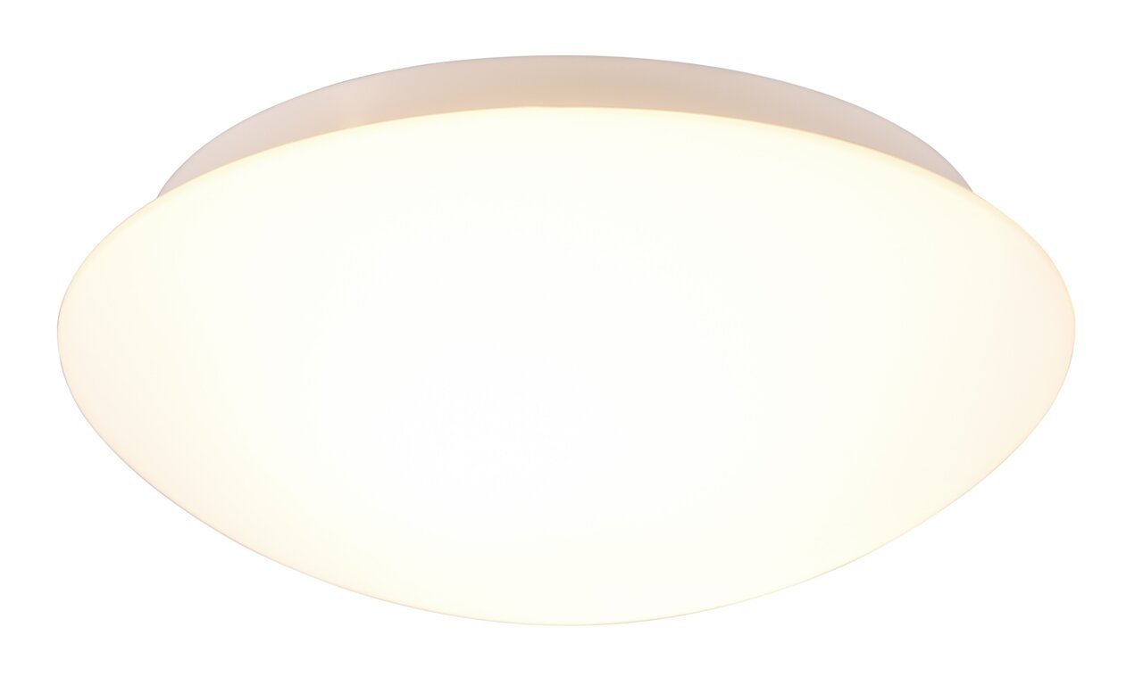 Novel Deckenleuchte DANIA Runde Deckenleuchte in Weiß, seitliche Perspektive