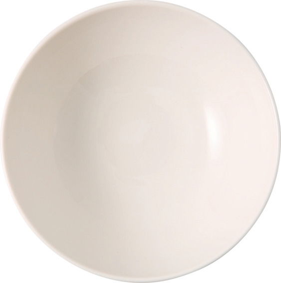 Villeroy & Boch Bowl BASIC WHITE Weiße Schüssel mit einem Fassungsvermögen von 0,50l, Ansicht von oben.