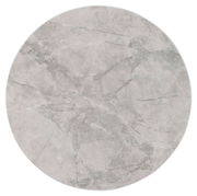 Runde Tischplatte aus grauem Marmor, Draufsicht