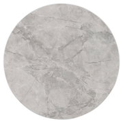 Runde Tischplatte aus grauem Marmor, Draufsicht