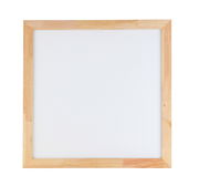 LED-Deckenleuchte Hina mit quadratischem Holzrahmen, Ansicht von oben