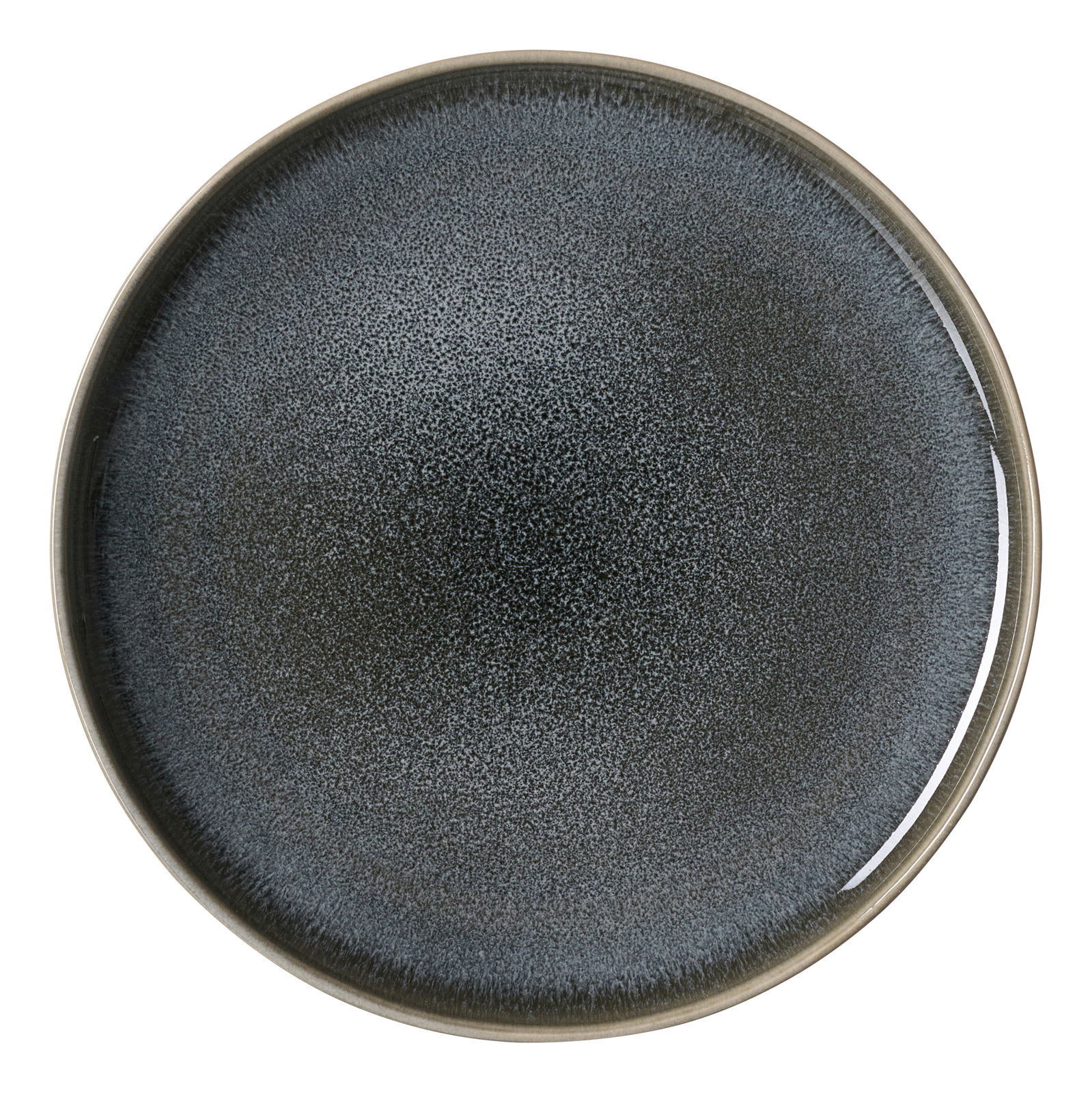 Ritzenhoff & Breker Bijgerechtenbord EDA SCHIEFER Runder Beilagenteller EDA SCHIEFER von Ritzenhoff & Breker, 11,5 cm, in Draufsicht, mit dunkler, gesprenkelter Oberfläche.