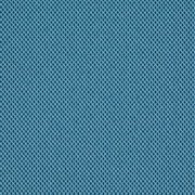 Close-up van een blauw, gestructureerd stofpatroon dat wordt gebruikt voor de Kids-poef.