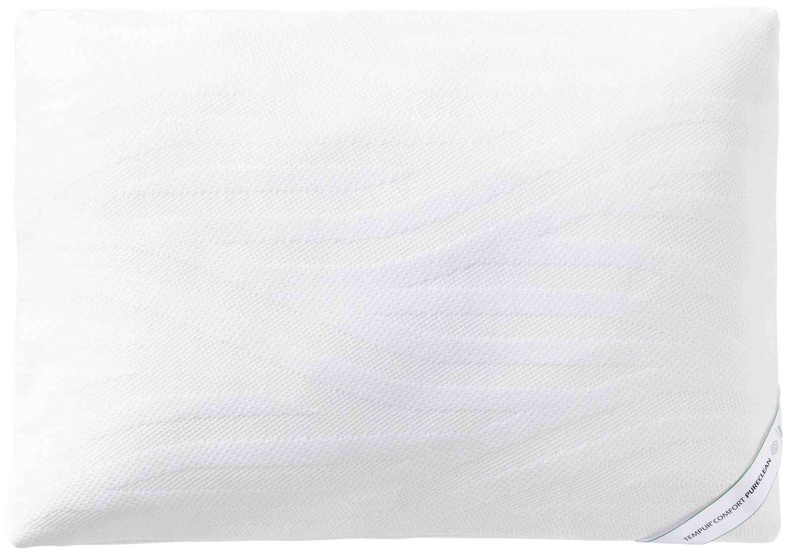 Weißes Schlafkissen 80 x 40 cm, Draufsicht
