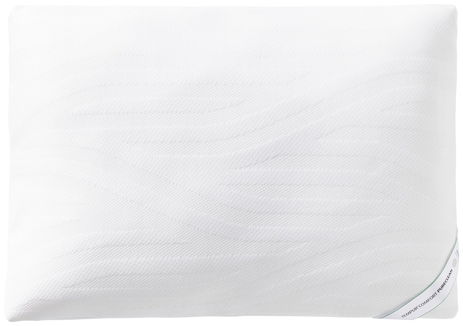 Weißes Schlafkissen 80 x 40 cm, Draufsicht
