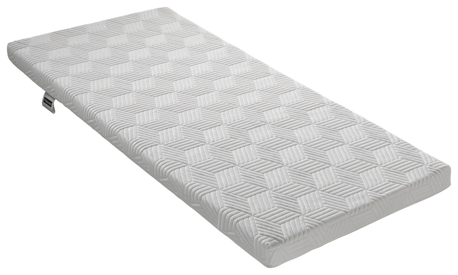 Topper Gel Medium in schräger Perspektive mit geometrischem Muster