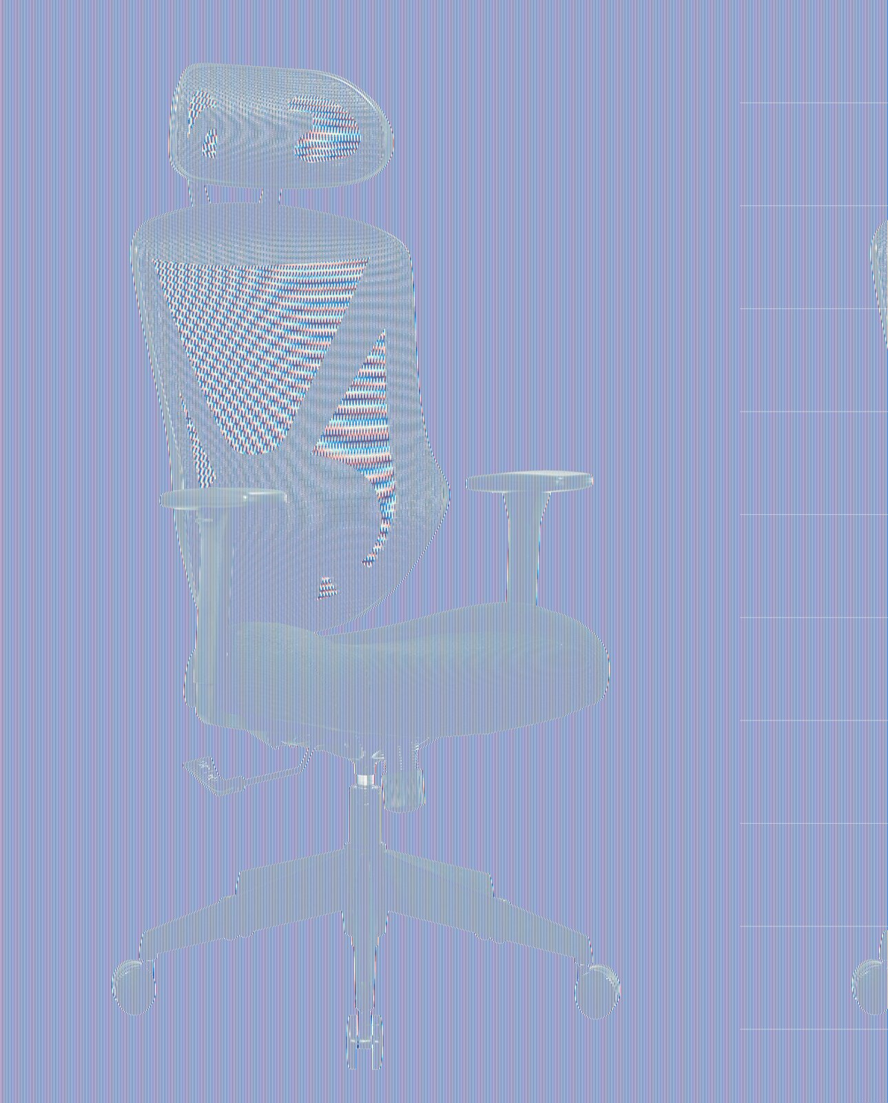 Novel Drehstuhl SELECT Ergonomischer Drehstuhl mit Netzrückenlehne und Kopfstütze, seitliche Perspektive