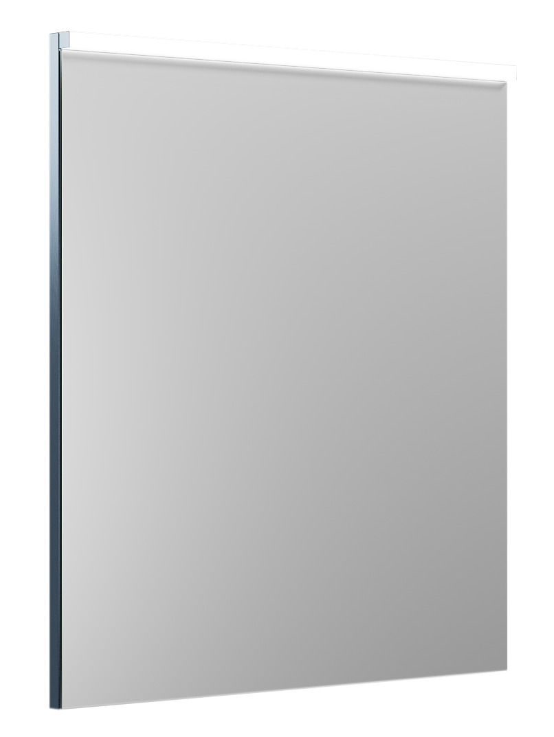 Moderner Badezimmerspiegel mit seitlicher Perspektive