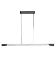 Moderne LED-Pendelleuchte in minimalistischem Design, seitliche Perspektive