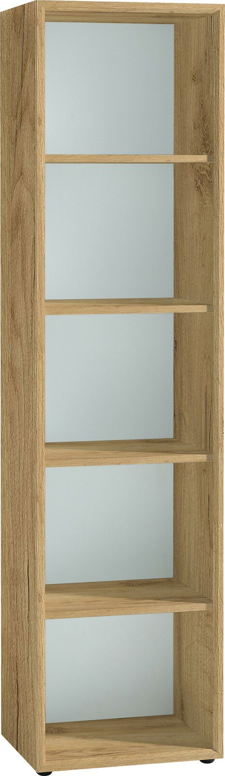 XORA Aktenregal MATERNO Holz-Aktenregal mit fünf offenen Fächern, seitliche Perspektive