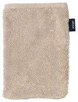 Beige Waschhandschuh aus Frottee mit Joop-Label, Vorderansicht