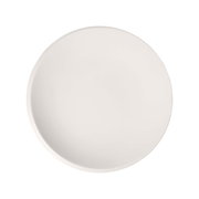 Wit serviesbord NewMoon 27 cm, bovenaanzicht