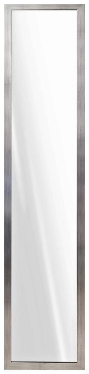 Standspiegel mit silbernem Rahmen, frontal abgebildet