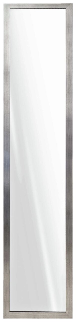 Standspiegel mit silbernem Rahmen, frontal abgebildet