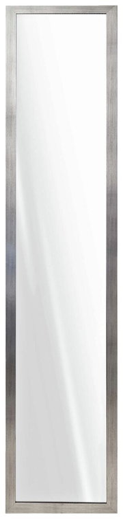 Standspiegel mit silbernem Rahmen, frontal abgebildet