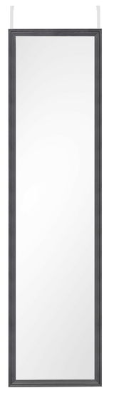 Türhängespiegel BEA mit schwarzem Rahmen, frontal fotografiert, ca. 30x120 cm