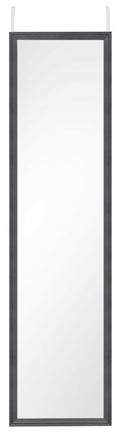 Türhängespiegel BEA mit schwarzem Rahmen, frontal fotografiert, ca. 30x120 cm