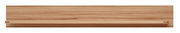 Wandboard aus Holz in Frontalansicht mit natürlicher Holzmaserung