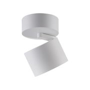 Moderner LED-Spot in Weiß, seitliche Perspektive