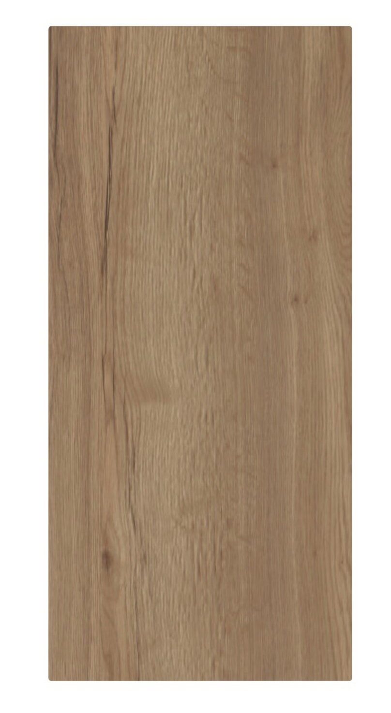 Novel Oberschrank links NV.210 Holzstrukturierte Schranktür in Frontansicht