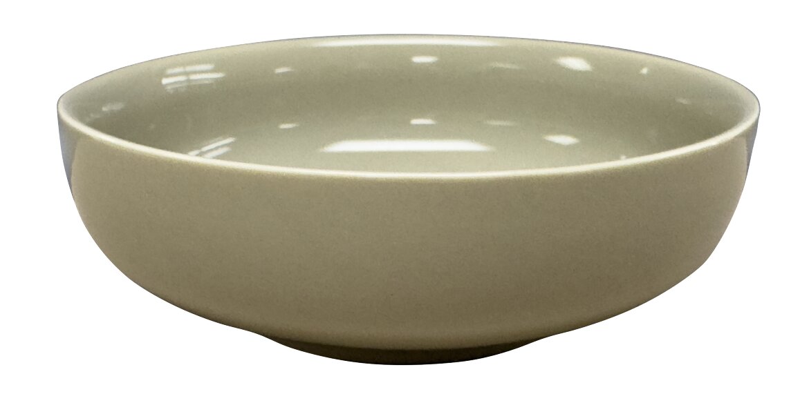 Zurbrüggen Schaal VOLA Beige keramische schaal, zijaanzicht