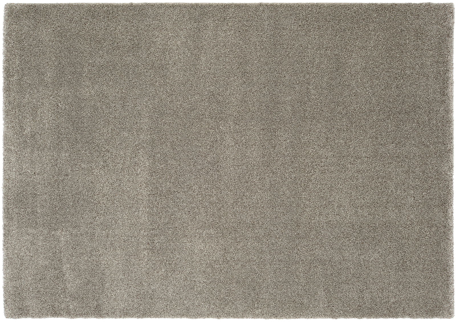 OCI Uni-Teppich NEW VILLA Grauer Uni-Teppich in quadratischer Form, Draufsicht