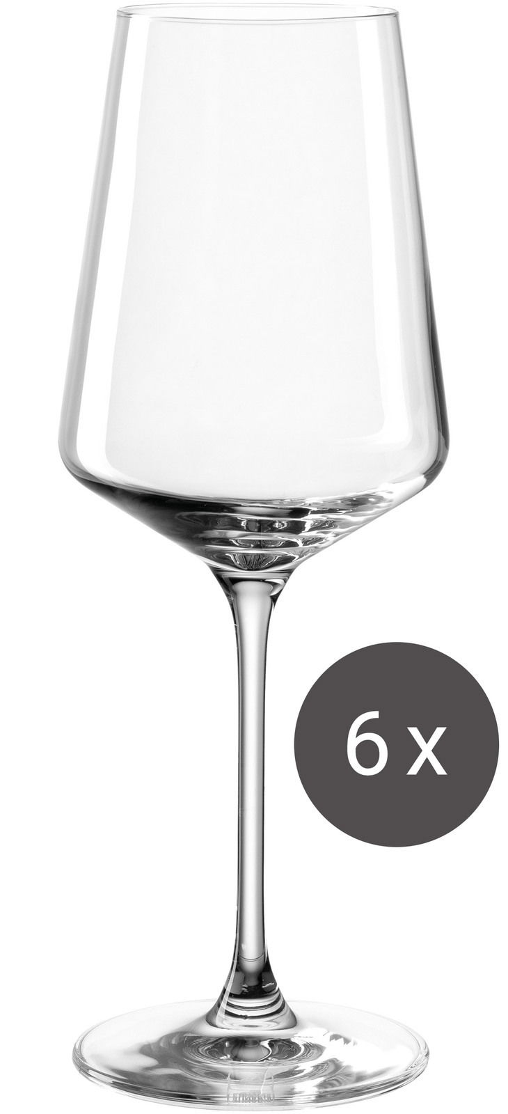 Rieslingglas 400ml aus einem 6er-Set, seitliche Ansicht