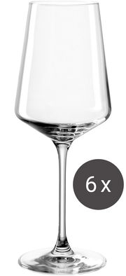Rieslingglas 400ml aus einem 6er-Set, seitliche Ansicht