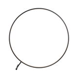 Runde, minimalistische Stehleuchte HULA in Draufsicht