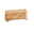 Moderne Wandleuchte aus Holz in rechteckiger Form, seitliche Perspektive
