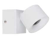 Weißer LED Strahler aus seitlicher Perspektive