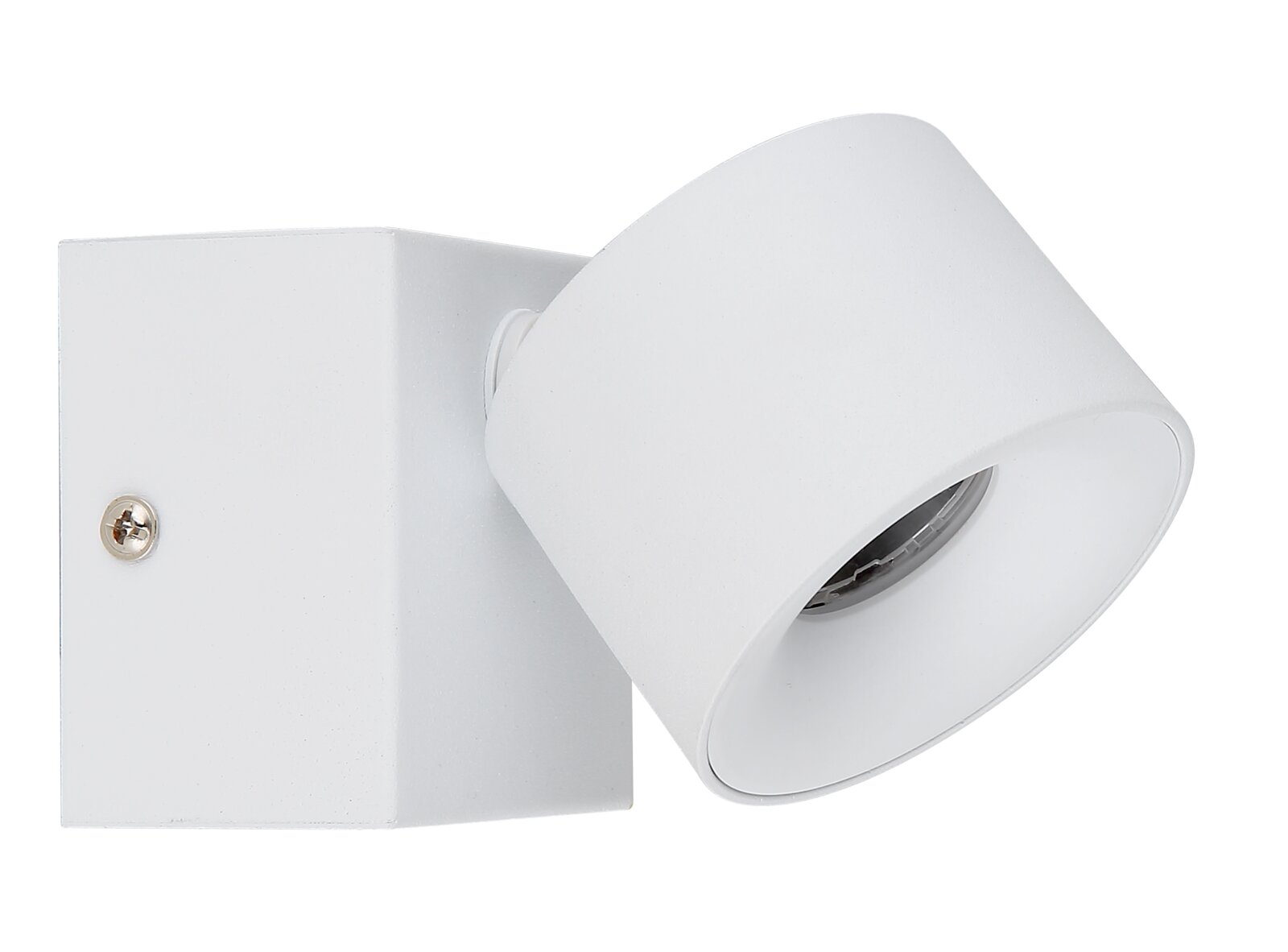 Weißer LED Strahler aus seitlicher Perspektive