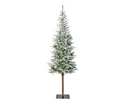 Künstlicher Weihnachtsbaum Alpbach Tanne mit Schneeoptik, frontale Ansicht