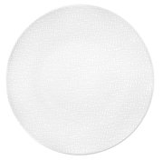 Speiseteller 28cm luxury white mit feinem, strukturiertem Muster, Draufsicht