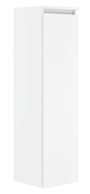 Weiße Badkombination aus der Serie NEXT4YOU von Puris, seitliche Perspektive