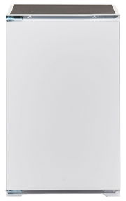 Frontansicht eines weißen Küchenschranks ohne Griffe, geeignet für Küchenblock 280.