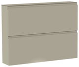 Hängeschuhschrank 2K-T33 in beige, frontalansicht
