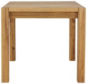 Esstisch aus Holz in Frontalansicht