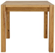 Esstisch aus Holz in Frontalansicht